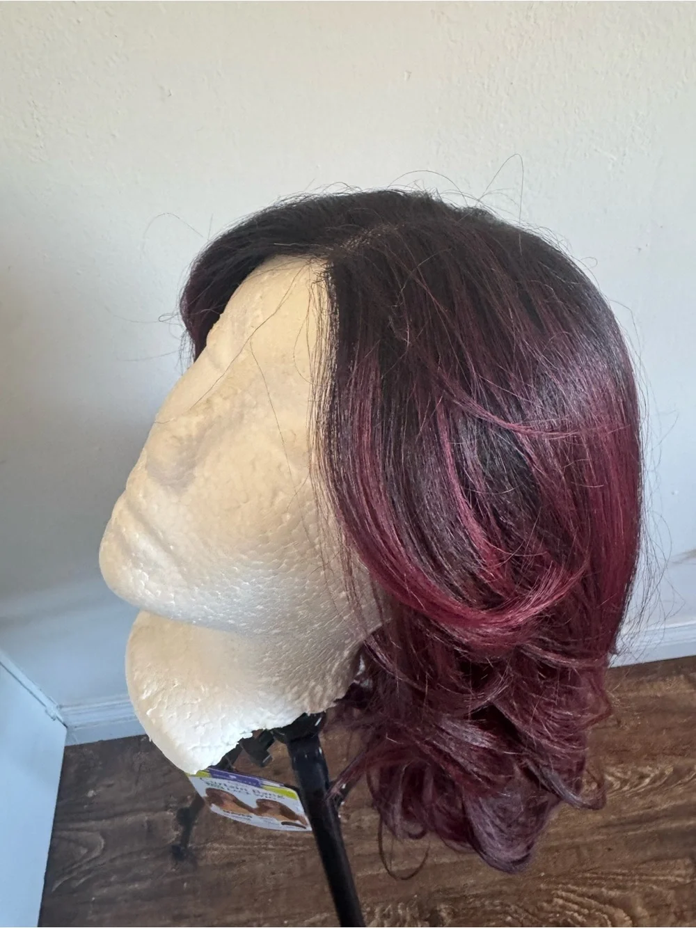 Curtain bang synthetic wig. Freetress “Maven”